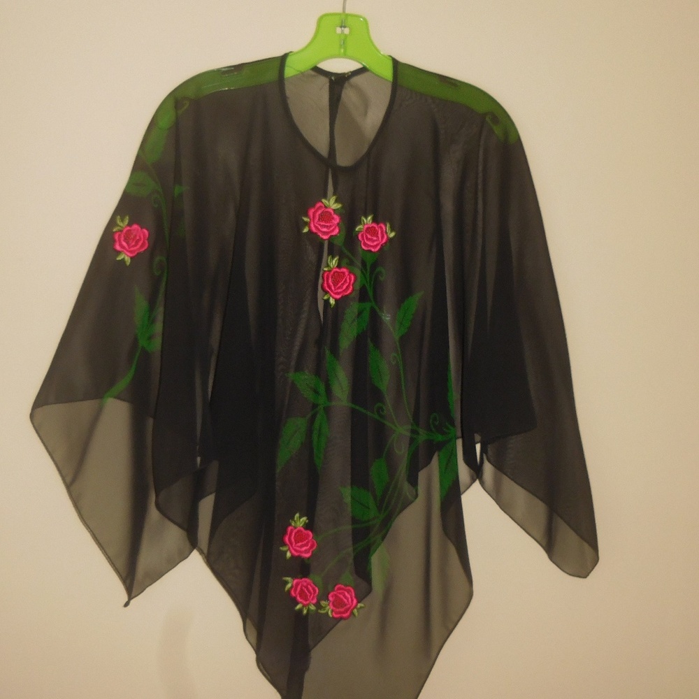 Sheer Black Cover Up